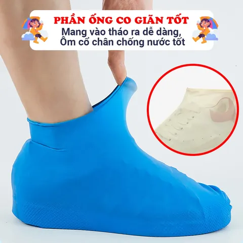 Bọc Giày Đi Mưa Bằng Cao Su Co Giãn: Bảo Vệ Giày Khỏi Nước & Bụi Bẩn Bọc Giày Đi Mưa Bằng Cao Su Co Giãn: Bảo Vệ Giày Khỏi Nước & Bụi Bẩn