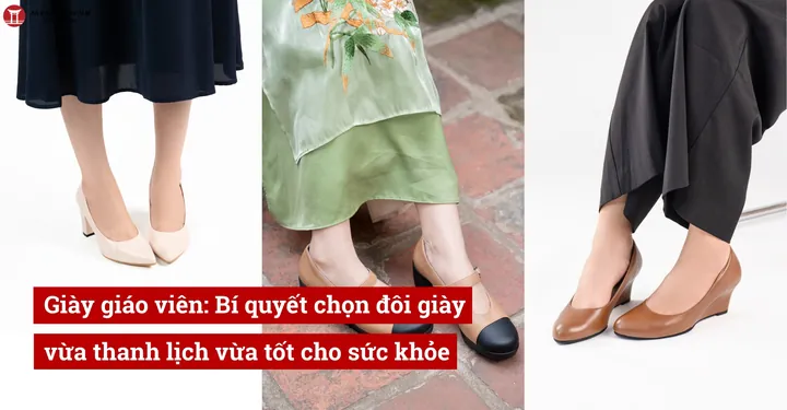 Các Kiểu Giày Cao Gót Nữ Phù Hợp Nhất Cho Giáo Viên: Thanh Lịch & Thoải Mái