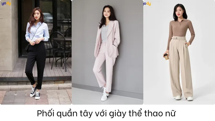 Bí Quyết Chọn Quần Tây Nữ Chuẩn Dáng & Phối Giày Thời Thượng