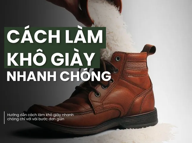 Cách Làm Khô Nhanh Giày Bằng Khăn Giấy Hiệu Quả Tại Nhà