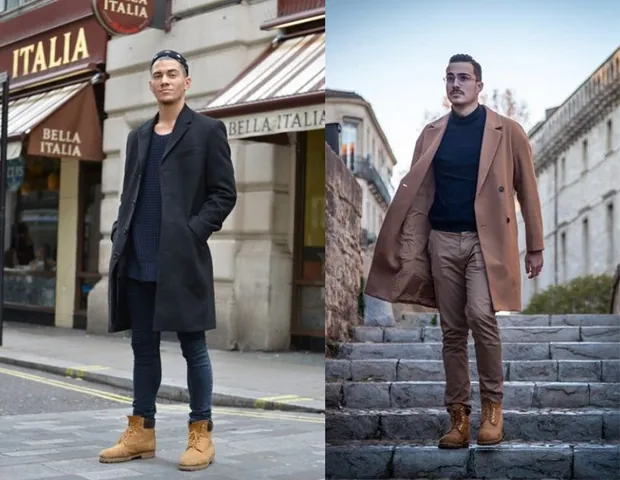 Cách Phối Đồ Với Giày Timberland Khi Mặc Quần Dài Chuẩn Phong Cách