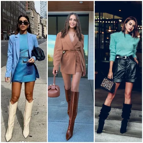 Bật Mí 20+ Cách Phối Đồ Với Giày Boot Nữ Cổ Cao Thời Thượng