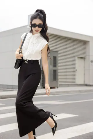 Cách Phối Giày Cao Gót Da Bóng Với Váy Chuẩn Phong Cách Và Sang Trọng