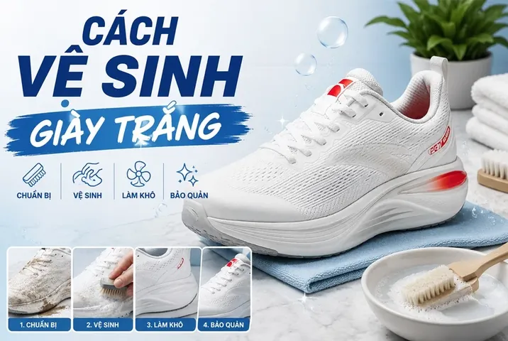 Cách Tẩy Vệt Đen Trên Dây Giày Trắng Sạch Như Mới Tại Nhà