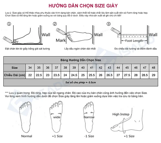 Cách Tính Size Giày Chuẩn Xác: Hướng Dẫn Chi Tiết Theo Chiều Cao Và Kích Thước Chân Cách Tính Size Giày Chuẩn Xác: Hướng Dẫn Chi Tiết Theo Chiều Cao Và Kích Thước Chân
