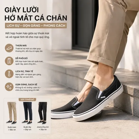 Cách Xắn Ống Quần Nam Mang Giày Lười Chuẩn Phong Cách: Hướng Dẫn Chi Tiết Cho Mọi Loại Quần