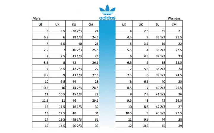 Chân 21.5cm Mang Giày Adidas Nữ Size Gì? Hướng Dẫn Chọn Chuẩn Theo CM