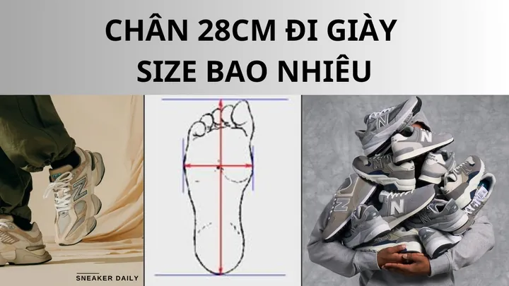 Chân Dài 28cm Đi Giày Size Bao Nhiêu? Hướng Dẫn Chọn Chuẩn Nhất