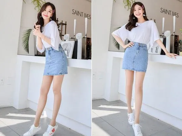 Chân Váy Bò Kết Hợp Với Giày Thể Thao: Bí Quyết Phối Đồ Năng Động, Sành Điệu