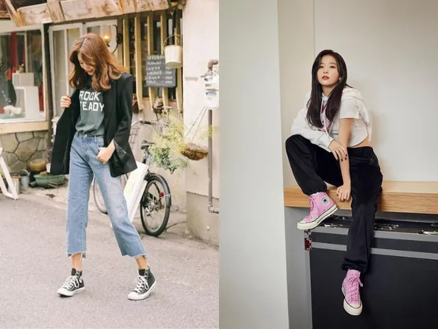 Chân Váy Dài Vàng Nâu Phối Cùng Giày Converse Cổ Cao: Hướng Dẫn Mix & Match Chuẩn Phong Cách Chân Váy Dài Vàng Nâu Phối Cùng Giày Converse Cổ Cao: Hướng Dẫn Mix & Match Chuẩn Phong Cách