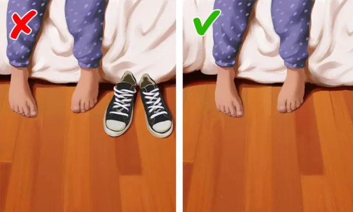 Có Nên Để Giày Dép Trong Phòng Ngủ: Tiện Lợi Hay Ảnh Hưởng Sức Khỏe & Phong Thủy?