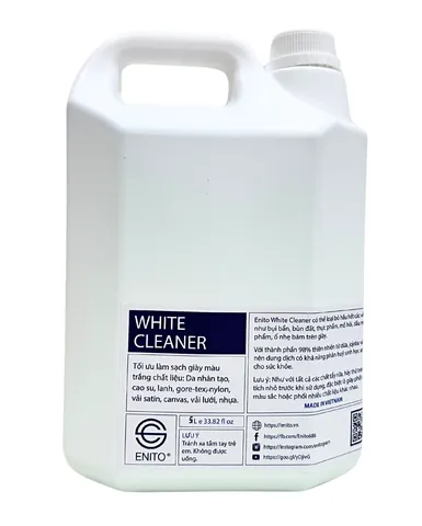 Dung Dịch Vệ Sinh Giày Enito Quick White: Đánh Bay Ố Vàng, Khôi Phục Vẻ Sáng Mới