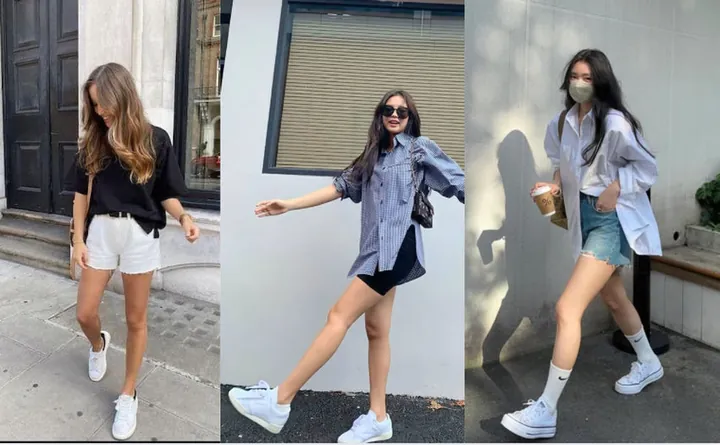 Giày Bata Nữ Trắng Có Đường Màu Đen: Chọn, Phối Đồ Và Mua Ở Đâu Chuẩn?