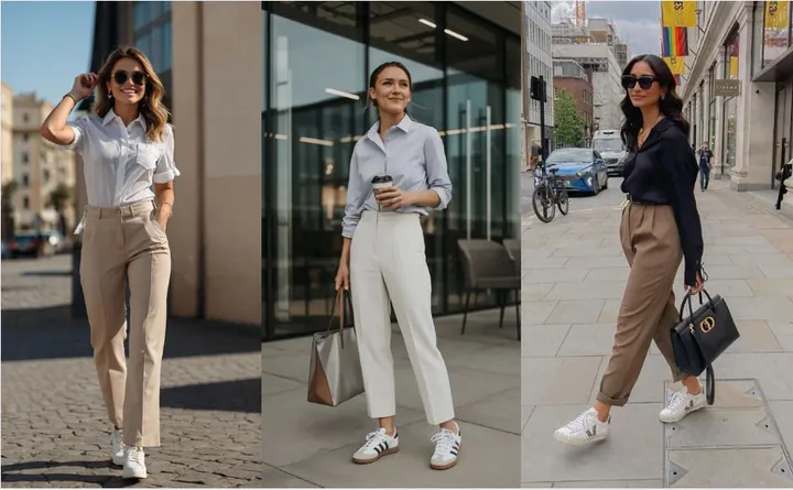 Giày Bata Nữ Trắng Có Đường Màu Đen: Chọn, Phối Đồ Và Mua Ở Đâu Chuẩn?