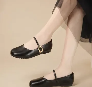 Giày Búp Bê Nữ Mũi Tròn Da Bò: Mua Ở Đâu, Chọn Loại Nào & Phối Đồ Chuẩn Đẹp