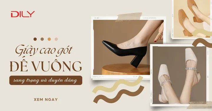 Giày Cao Gót 5cm Đế Vuông Màu Đen: Hướng Dẫn Chọn Mua Và Phối Đồ Chuẩn Đẹp