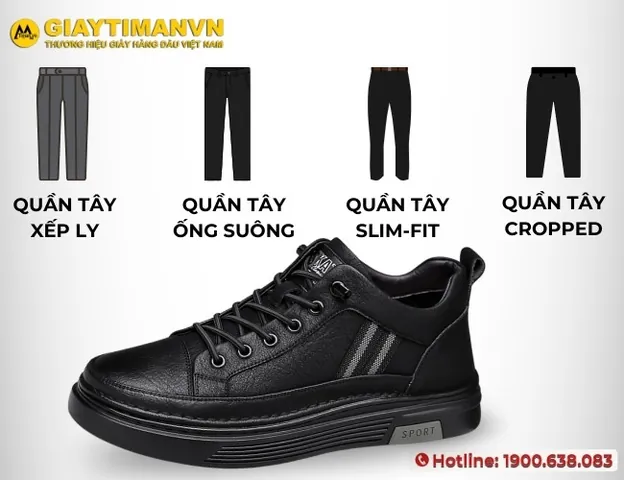 Cách Phối Quần Tây Nam Với Giày Thể Thao Chuẩn Phong Cách & Thanh Lịch