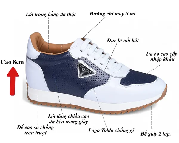 Giày Thể Thao Nam Tăng Chiều Cao 8cm: Chọn Mẫu Nào Tốt Nhất?