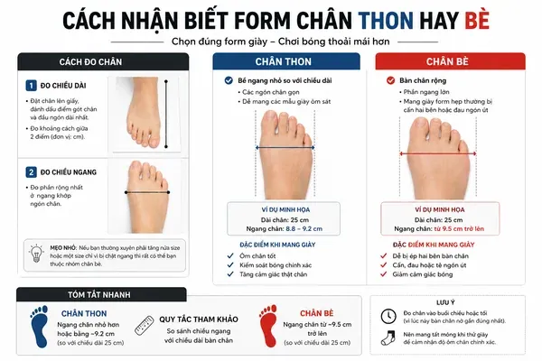 Làm Sao Để Biết Mình Mang Giày Size Mấy? Hướng Dẫn Đo Và Chọn Size Chuẩn