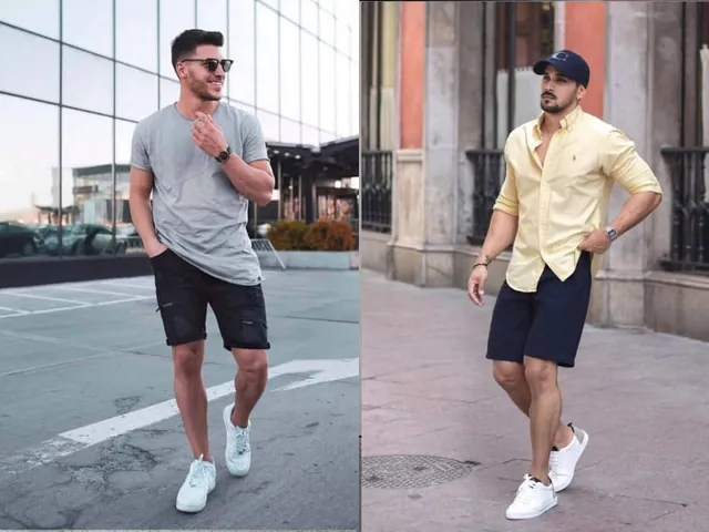 Quần Short Với Giày Thể Thao Nam: Hướng Dẫn Phối Đồ Chuẩn Phong Cách