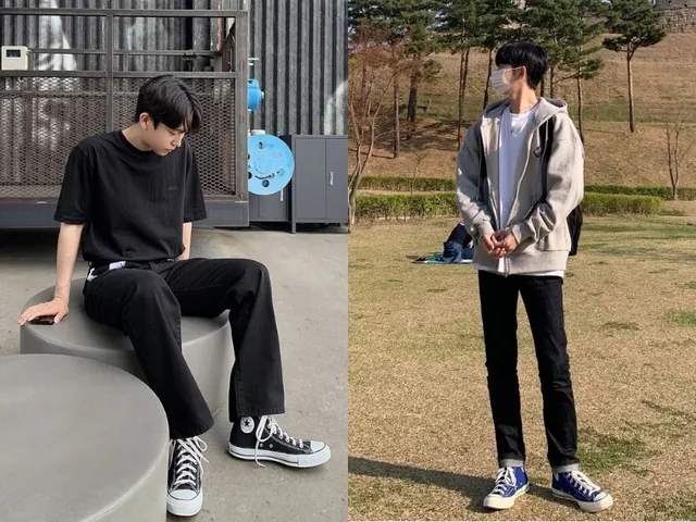 20+ Cách Phối Đồ Với Giày Converse Cổ Cao Nam Cực Chất