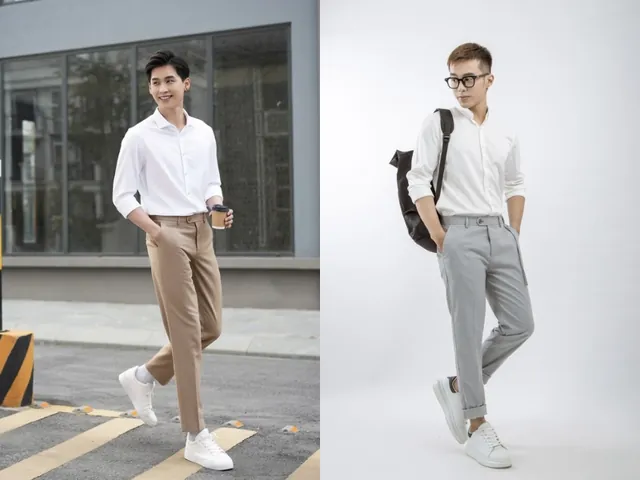 Phối Đồ Với Giày Sneaker Trắng Cho Nam: Hướng Dẫn Chi Tiết Từ A-Z
