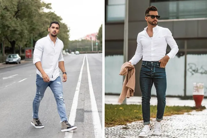 Phối Áo Sơ Mi Quần Jean: Nên Đi Giày Gì Để Chuẩn Phong Cách? Phối Áo Sơ Mi Quần Jean: Nên Đi Giày Gì Để Chuẩn Phong Cách?