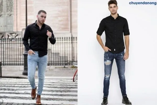 Phối Áo Sơ Mi Quần Jean: Nên Đi Giày Gì Để Chuẩn Phong Cách? Phối Áo Sơ Mi Quần Jean: Nên Đi Giày Gì Để Chuẩn Phong Cách?