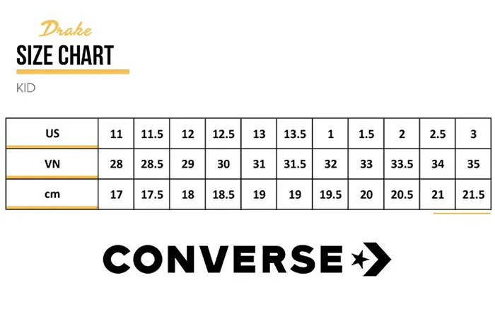 Converse Size 4 1/2 Là Size Bao Nhiêu? Hướng Dẫn Quy Đổi & Chọn Chuẩn