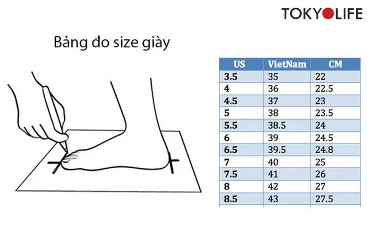 Size Giày Tương Ứng Chiều Dài Bàn Chân: Hướng Dẫn Đo Và Chọn Chuẩn Size Giày Tương Ứng Chiều Dài Bàn Chân: Hướng Dẫn Đo Và Chọn Chuẩn